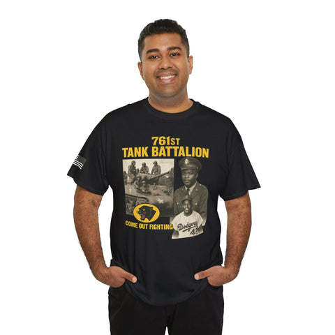 761st Tank Battalion Design/Military Tribute Unisex Heavy Cotton Tee |