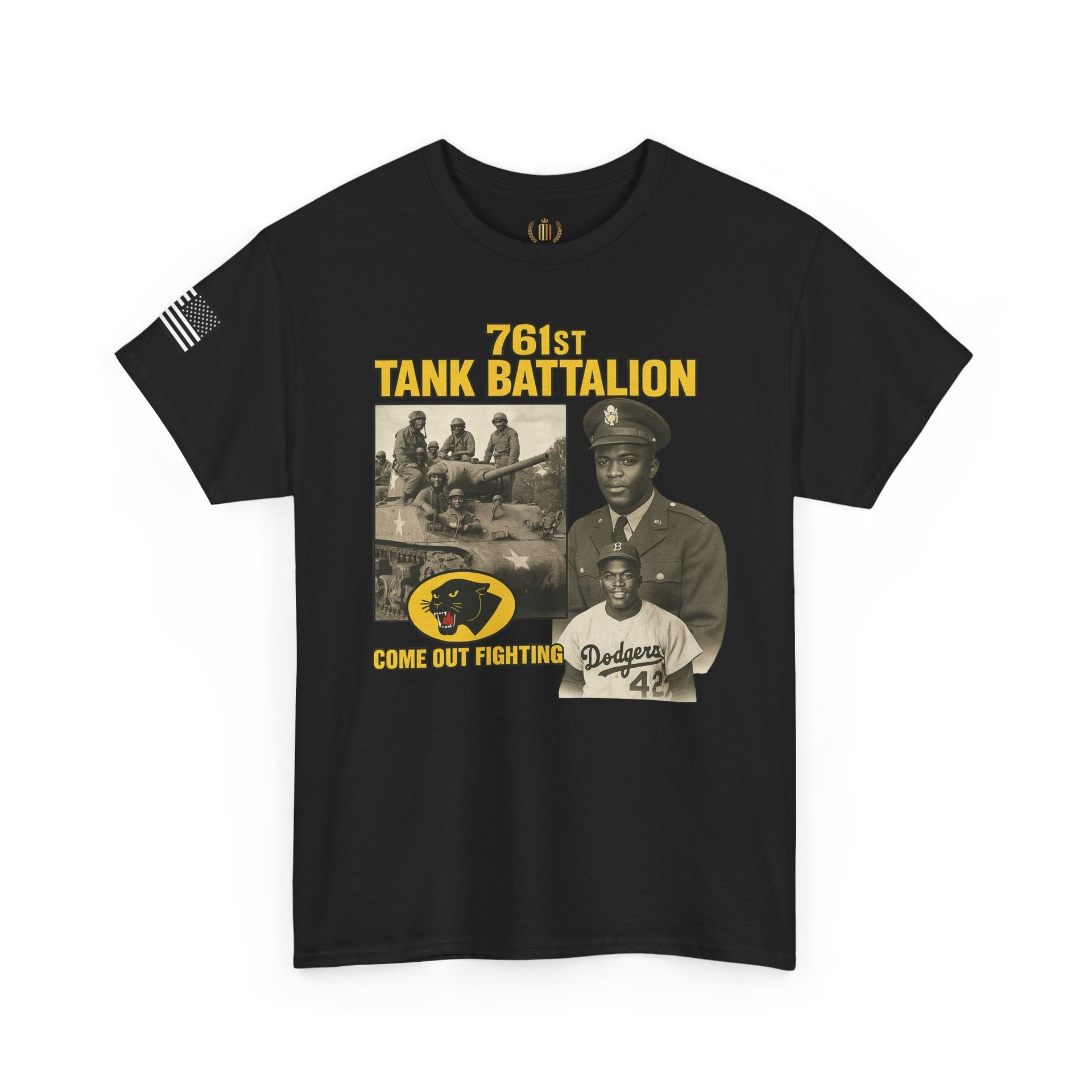 761st Tank Battalion Design/Military Tribute Unisex Heavy Cotton Tee |