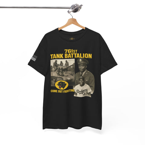 761st Tank Battalion Design/Military Tribute Unisex Heavy Cotton Tee |