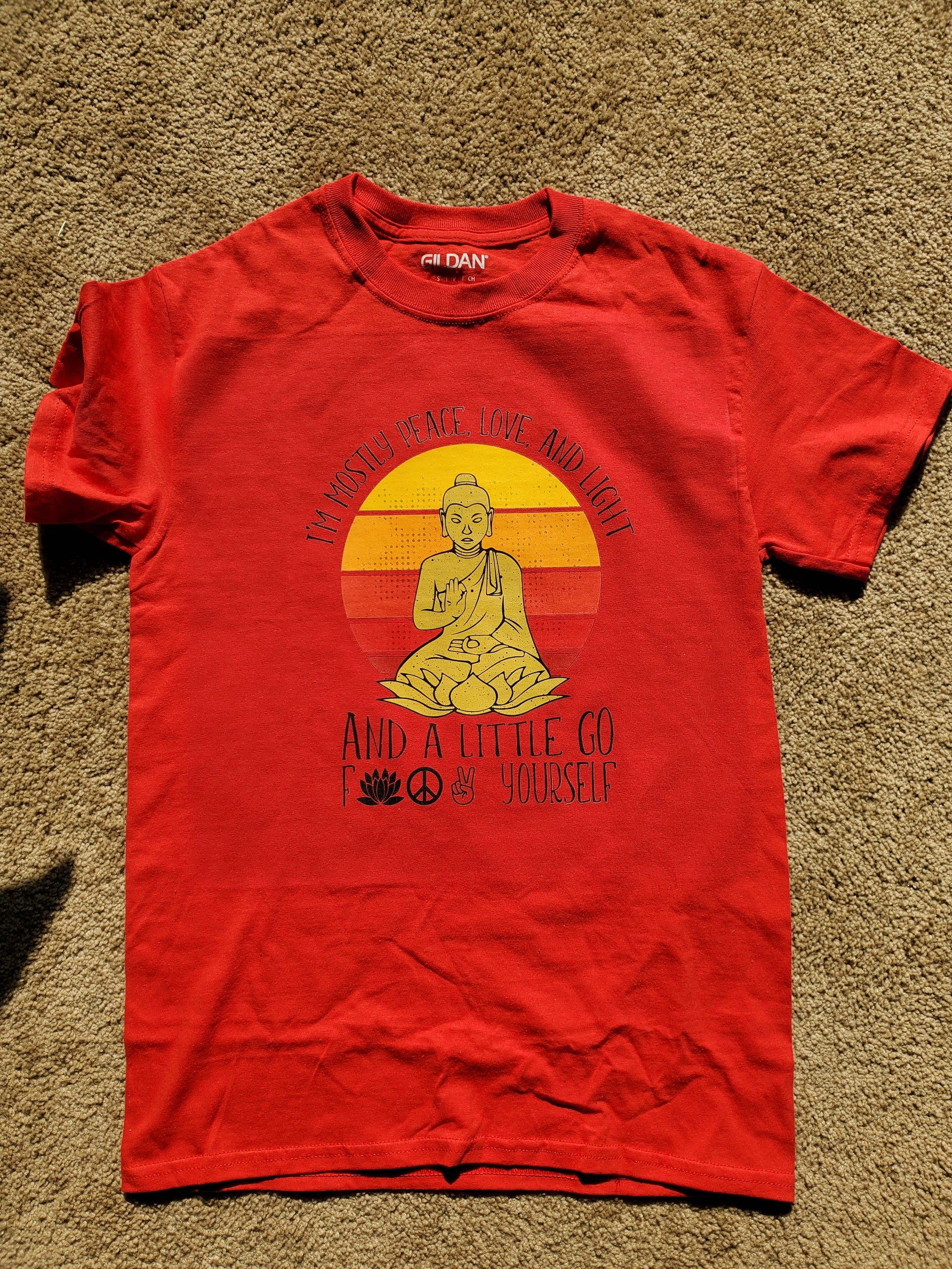 I'm mostly Peaceful, Love and Light T