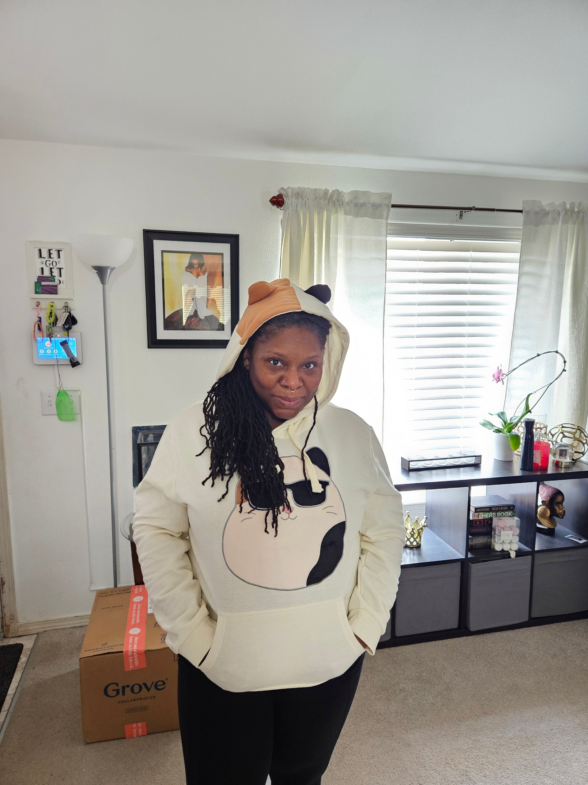 Squishmellow Ears and Tail cat hoodie