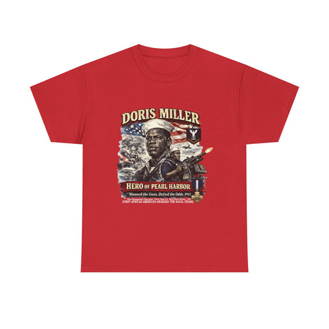 Doris Miller Pearl Harbor Tribute T‑Shirt, military veteran