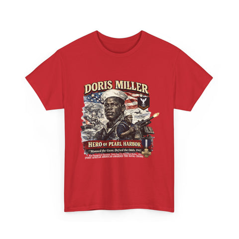 Doris Miller Pearl Harbor Tribute T‑Shirt, military veteran