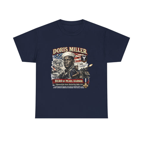 Doris Miller Pearl Harbor Tribute T‑Shirt, military veteran