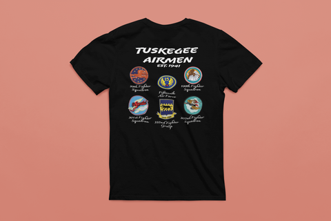 Tuskegee 332nd Fighter Group Airmen T-Shirt menswear