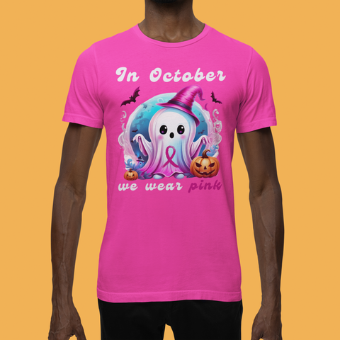 In October we wear pink ghost shirt