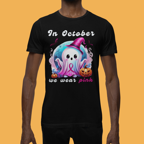 In October we wear pink ghost shirt