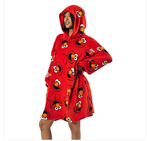 Elmo hoodie Blanket Snuggys