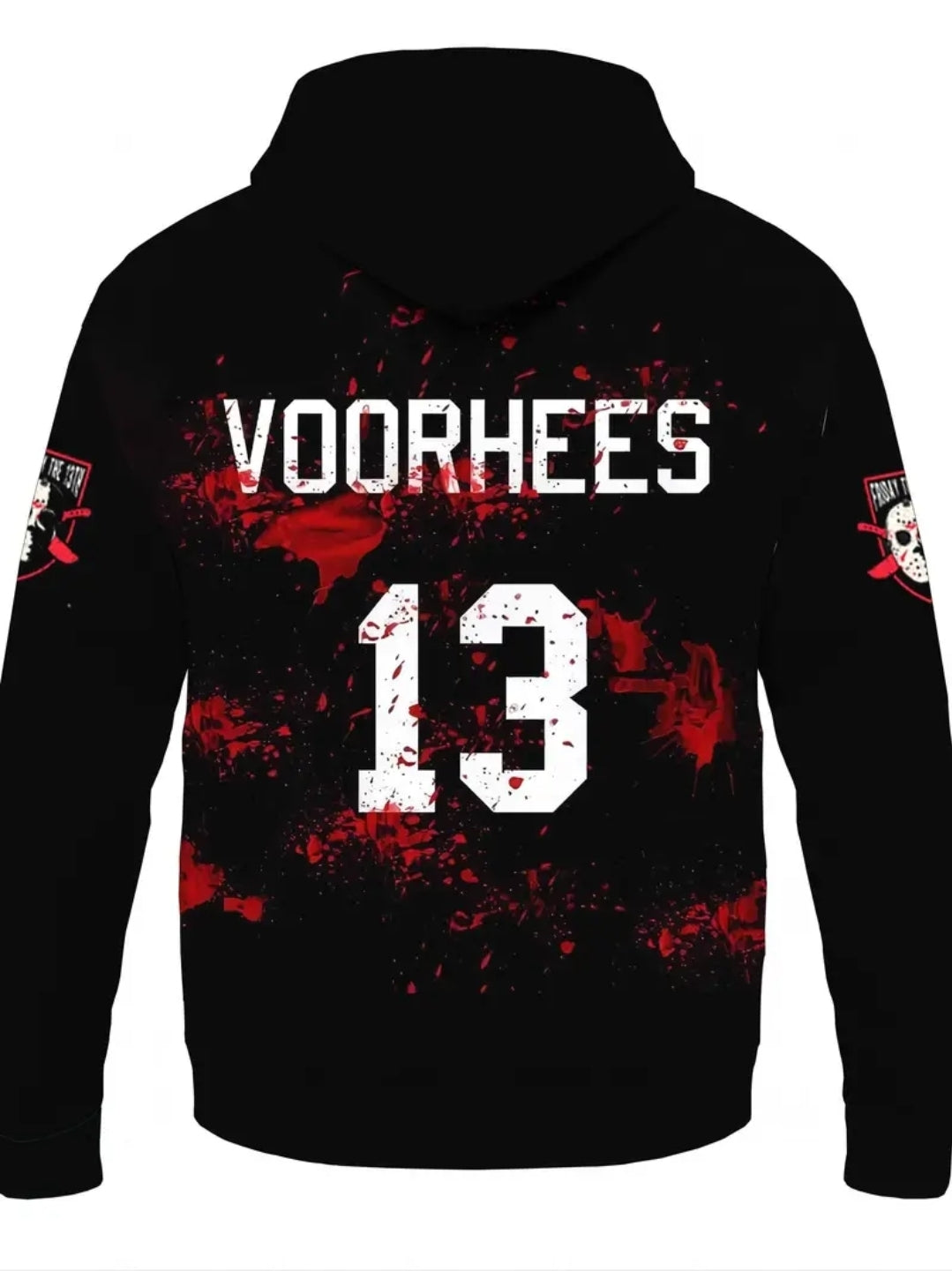 Voorhees all over print hoodie