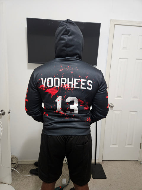 Voorhees all over print hoodie