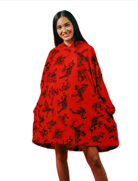 Spider Guy Hoodie Blanket
