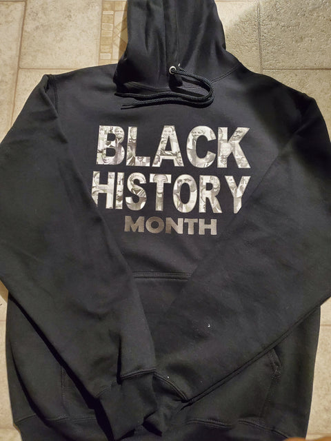 Black History Month Face printed design