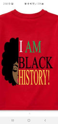 I am Black History Woman half face